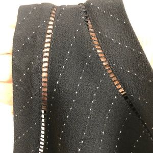 ITALIAN Ferretti black dress.  8.  wool and rayon